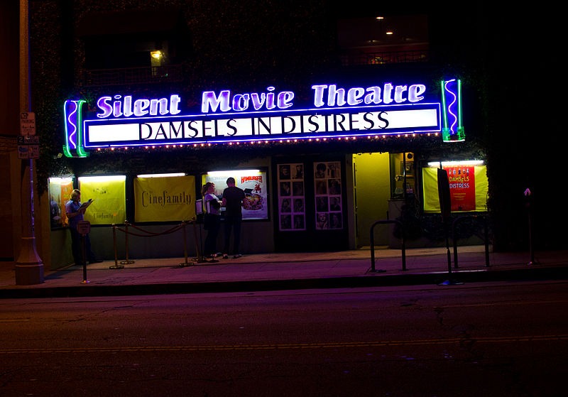 Cinefamily at night