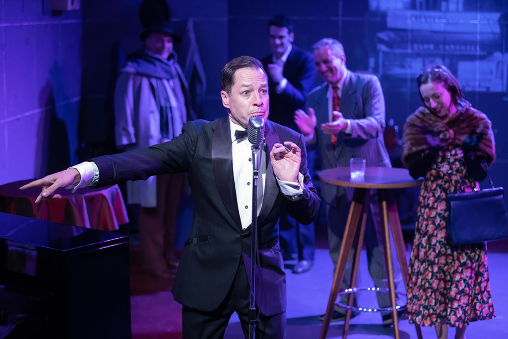 French Stewart in Rogue Machine Theatre's production of "Finks."