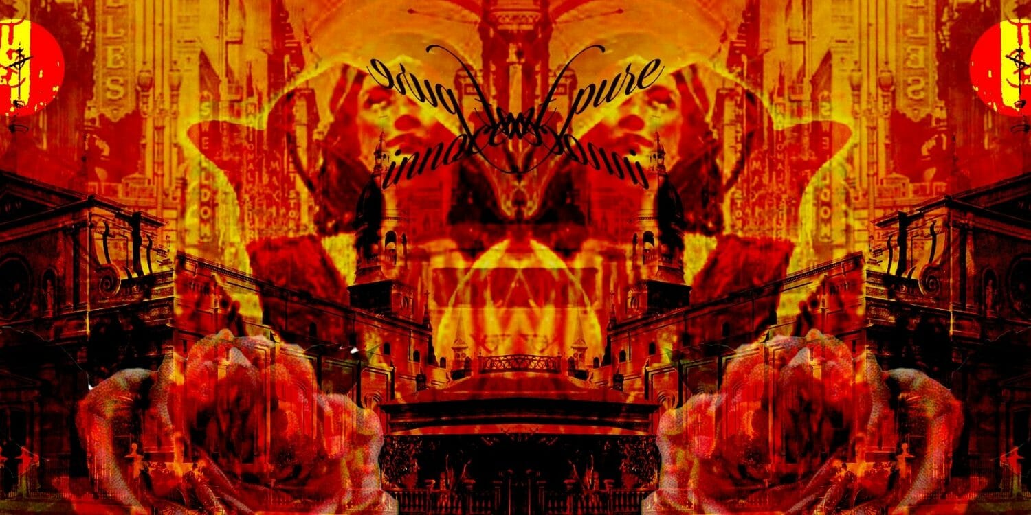 Saint Vibiana abstract art