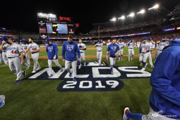 Dodger's leaving the field after a loss