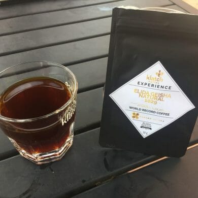 Geisha bean coffee