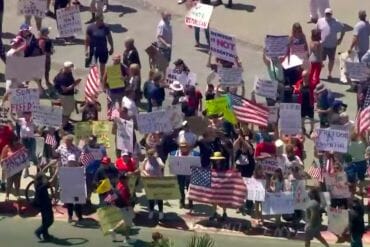 Huntington Beach protest