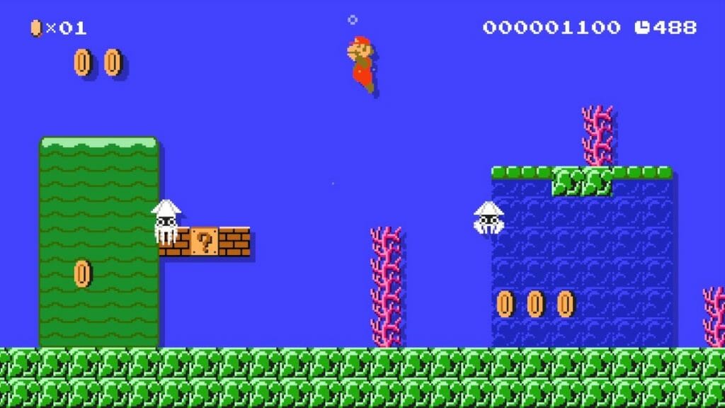 Mario underwater