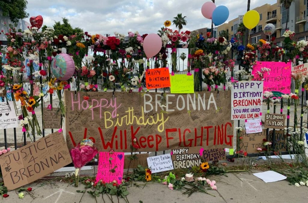 Memorial for Breonna Taylor