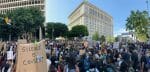 Los Angeles protest George Floyd BLM
