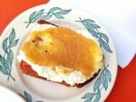 Sqirl's ricotta toast with allegedly moldy jam.