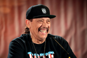 Danny Trejo pictured at a Comic Con panel