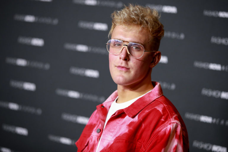 Jake Paul at the Fashion Nova x Cardi B Collection launch party in Los Angeles on May 8, 2019.